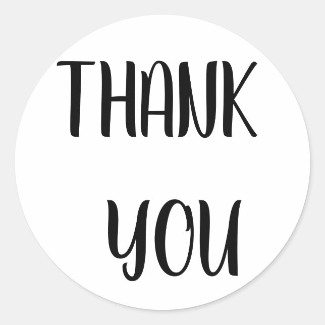 Thank You Sticker (Front)