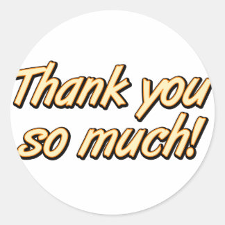 Thank You Sticker
