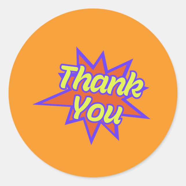 Thank you sticker (Front)