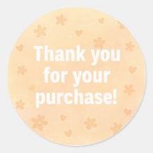 Thank You Sticker | Small Business Packaging Stick