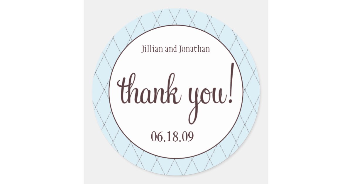 thank you sticker template zazzlecomau