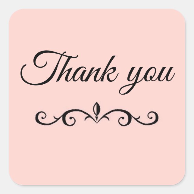 Thank you stickers (Front)