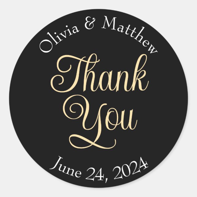 Thank you stickers (Front)