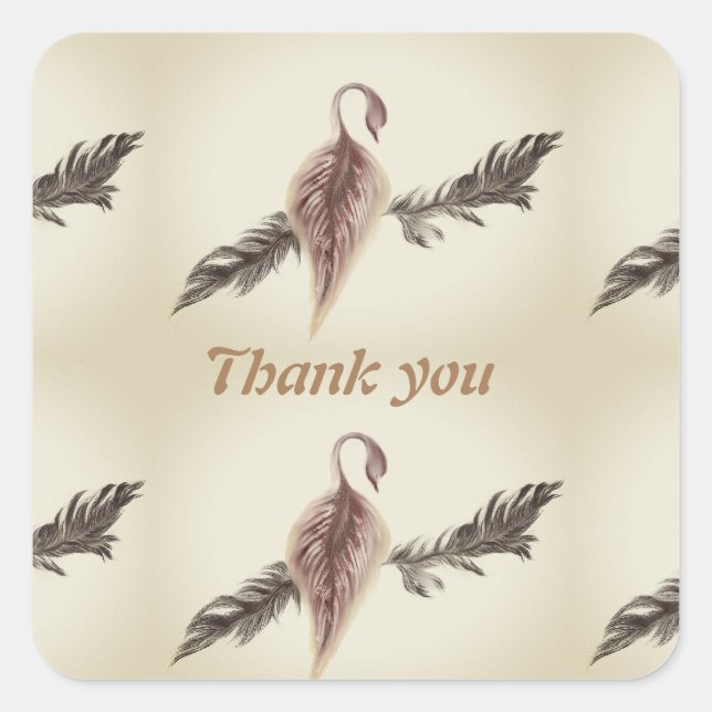 Thank you stickers  (Front)