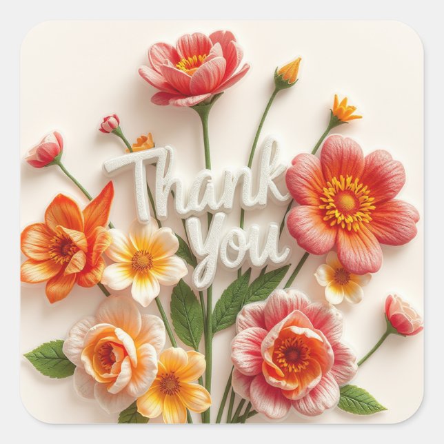 Thank you  Stickers (Front)