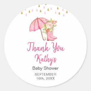 Thank You Stickers April Showers Bring May Flowers