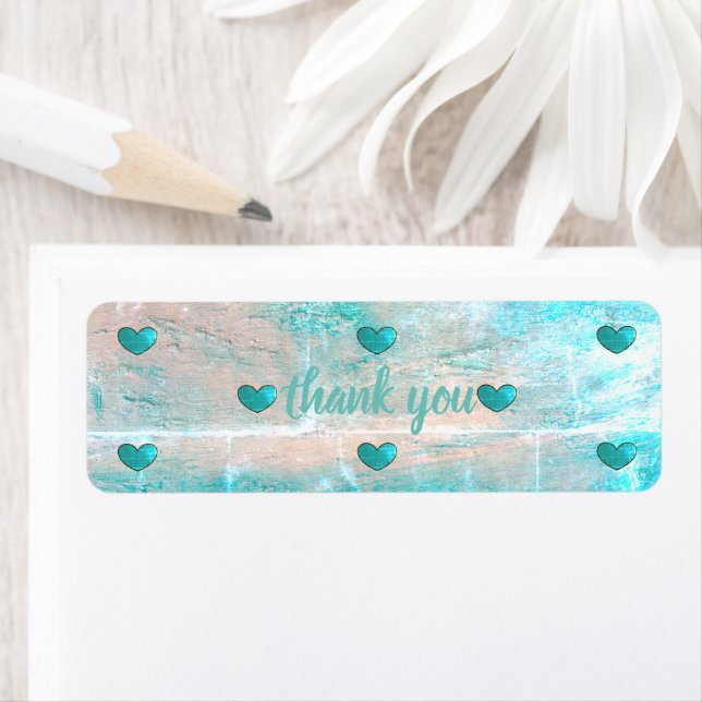 thank you stickers by dalDesignNZ (sheet of 30) (Insitu)