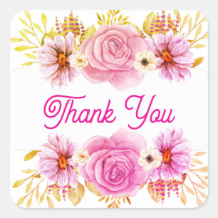 Thank you stickers or envelope seals