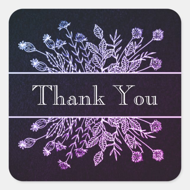 Thank you stickers or envelope seals (Front)