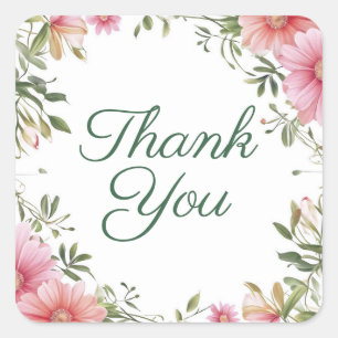 Thank you stickers or envelope seals