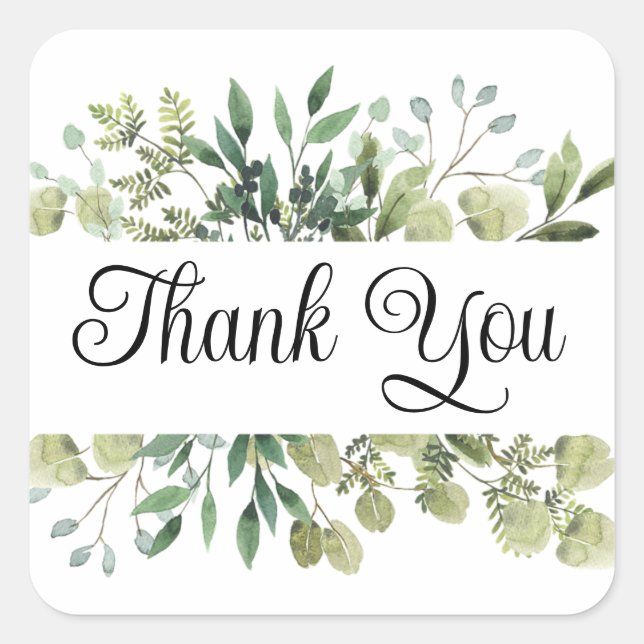 Thank you stickers or envelope seals (Front)