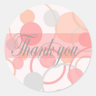 Thank You Stickers - Round