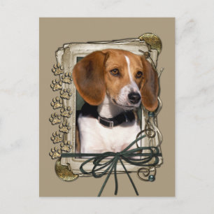 Thank You - Stone Paws - Beagle Postcard
