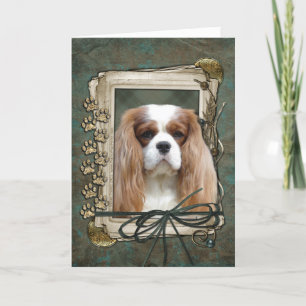 Thank You - Stone Paws - Cavalier Card