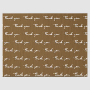 THANK YOU STYLISH SIMPLE MODERN PERSONALIZED TISSUE PAPER