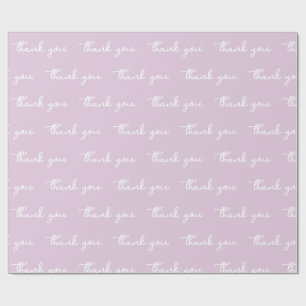 THANK YOU STYLISH SIMPLE MODERN PERSONALIZED WRAPPING PAPER