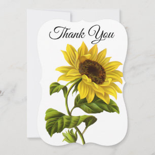 Thank You Sunflower Card