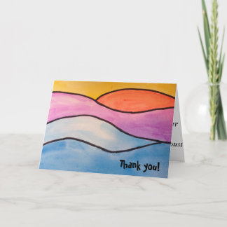 Thank you - Sunset Marcel Proust Card