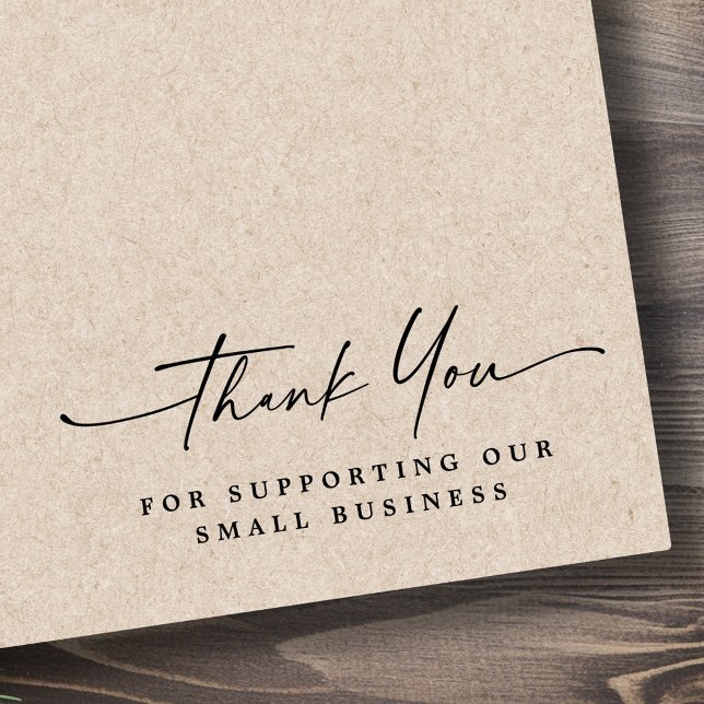 Thank you supporting business handwritten script rubber stamp (Thank you supporting business handwritten script rubber stamp)