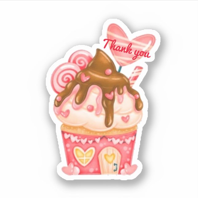 Thank you sweet cupcake  (Front)