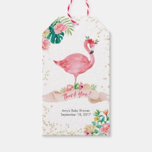 Thank you tags   Favour tags   Flamingo
