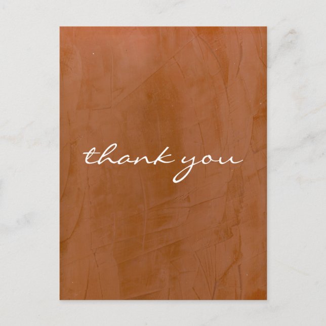 Thank You Tangerine Postcard (Front)