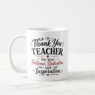 Thank You Teacher Appreciation gifts Coffee Mug
