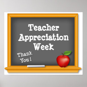 Thank You! Teacher Appreciation Week Poster