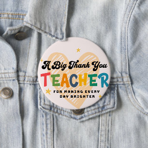 Thank You Teacher Button
