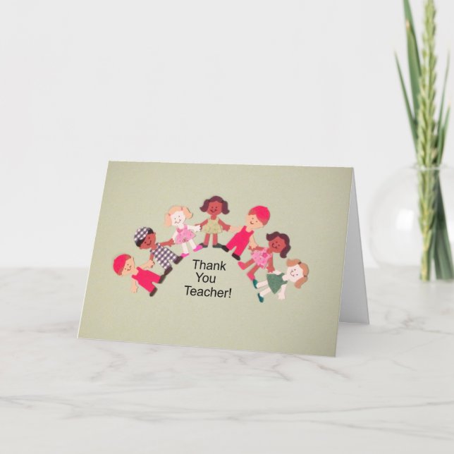 Thank You Teacher! Card (Front)