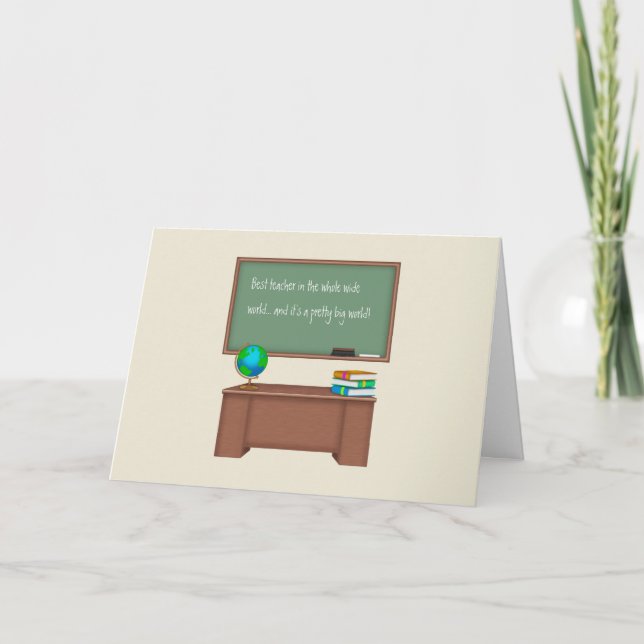 Thank You Teacher Cards (Front)