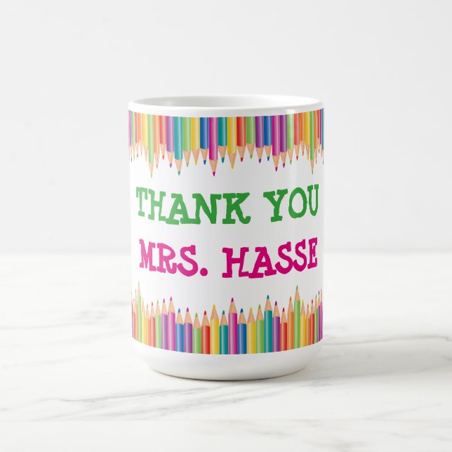 Thank You Teacher Coffee Mug (Center)