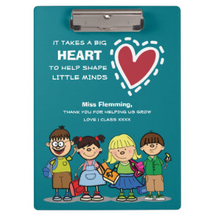Thank You, Teacher. Custom Gift Clipboard
