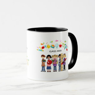 Thank You, Teacher. Custom Name Gift Mug