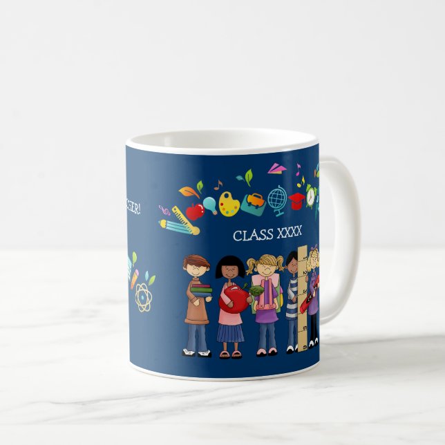 Thank You, Teacher. Customisable Gift Mugs (Front Right)