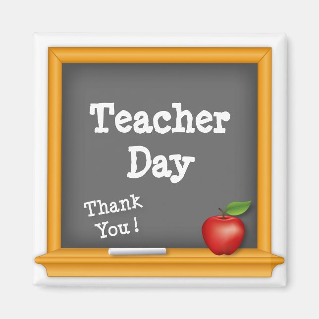 Thank you Teacher Day Magnet (Front)