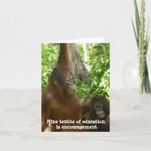 Thank You, Teacher:  Encouragement Thank You Card