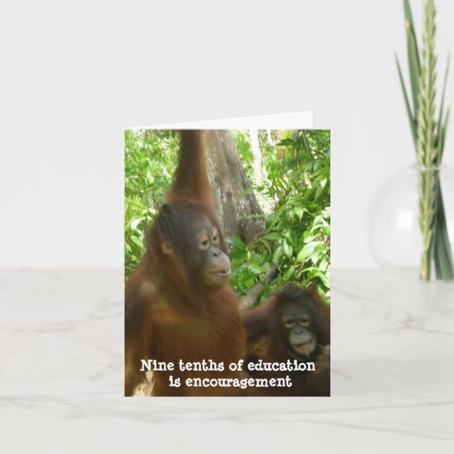 Thank You, Teacher:  Encouragement You Card (Front)