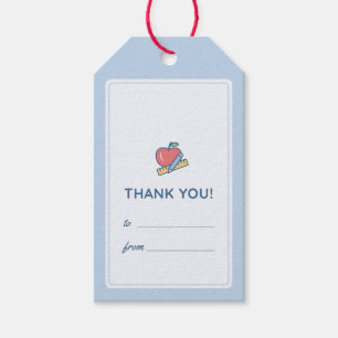 "Thank You" Teacher Gift Tag