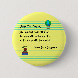 Thank You Teacher Gifts -New 6 Cm Round Badge