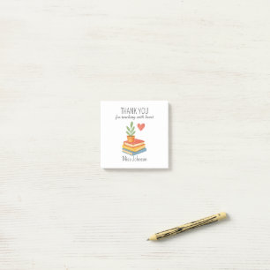 Thank You Teacher – Heartfelt Appreciation Gift - Post-it Notes