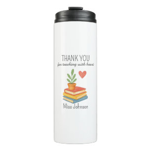 Thank You Teacher – Heartfelt Appreciation Gift Thermal Tumbler