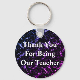 Thank You Teacher Inexpensive Class Appreciation Key Ring