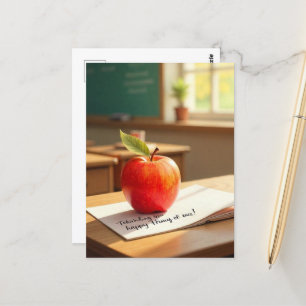 "Thank You, Teacher!" Postcard
