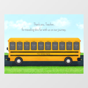 Thank You Teacher School Bus with 10 Photos