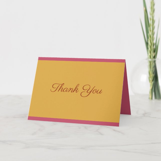 Thank You Text Modern Template Handwritten Script (Front)