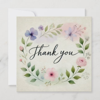 Thank You Thoughts Print Design Invitation
