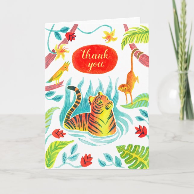 thank you tiger card (Front)