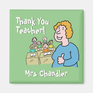 Thank You to a Female Teacher Magnet