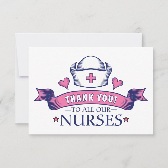Thank You to all Our Nurses Pink (Front)